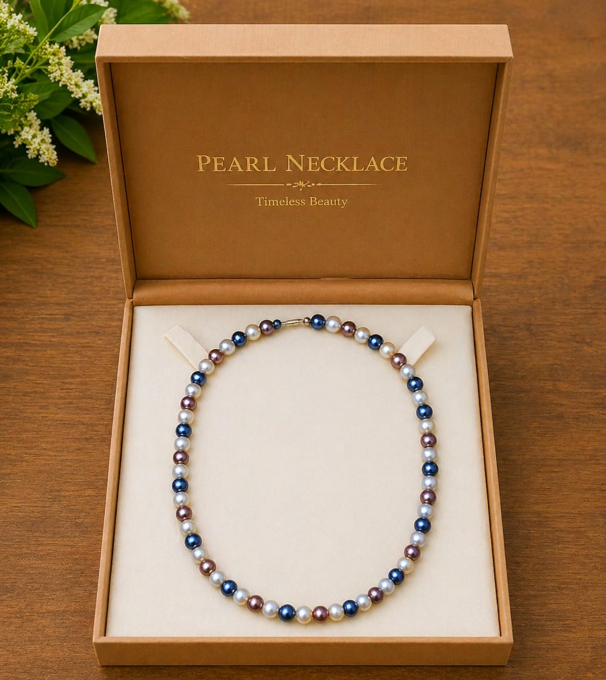 Elegant Classic Multiple Pearl Necklace