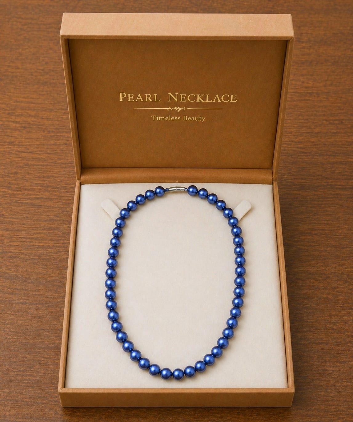 Elegant Classic Maroon Pearl Necklace